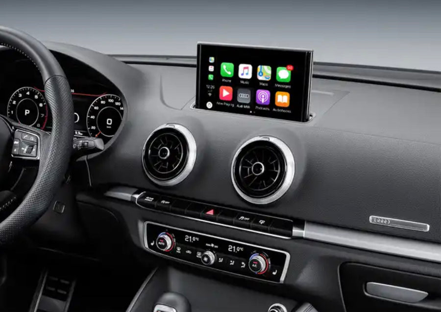Ce boîtier auto compatible Apple CarPlay et Android Auto est