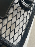 Calandre look RS4 avec logo Audi noir brillant A4 S4 B8 07-12
