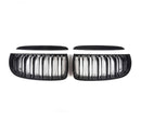 Grilles de calandres pour BMW série 3 E90 et E91 pre-LCI double lames noir brillant