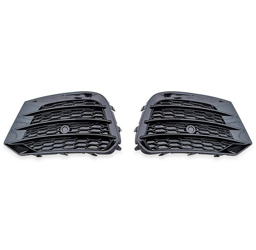 Grilles antibrouillards noir brillant Audi Q3 8U Facelift 15-18